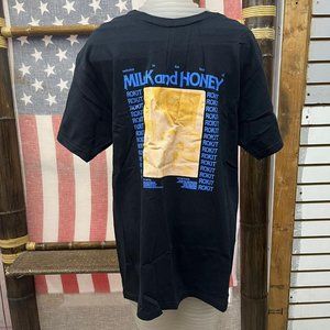 NWOT ROKIT 1pc Round Neck T-shirt welcome to the land of milk and honey